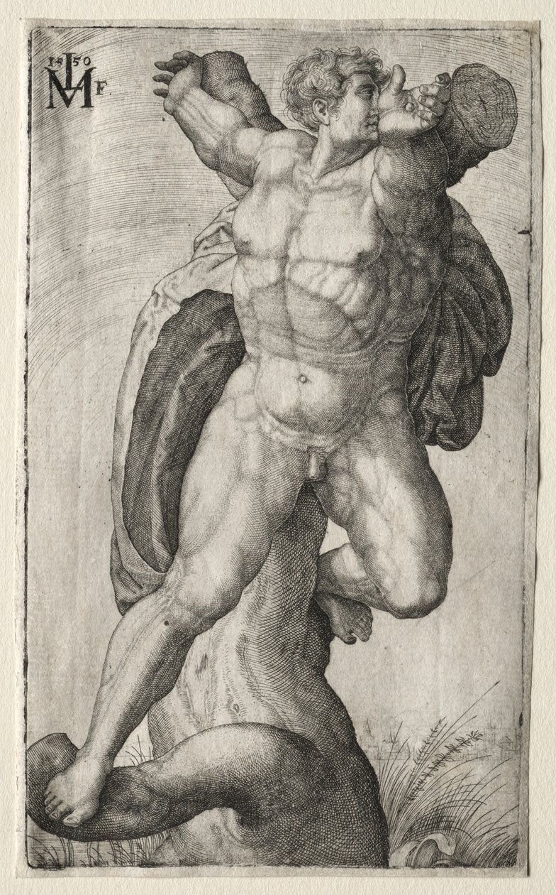 çarmıha gerilmiş adam by Melchior Lorck