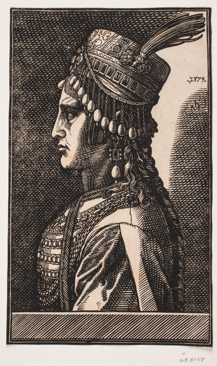asil türk hanımı by Melchior Lorck