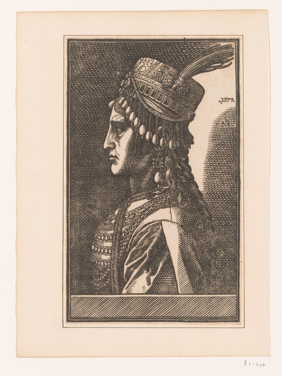 Sultanın bilinmeyen karısının portresi by Melchior Lorck