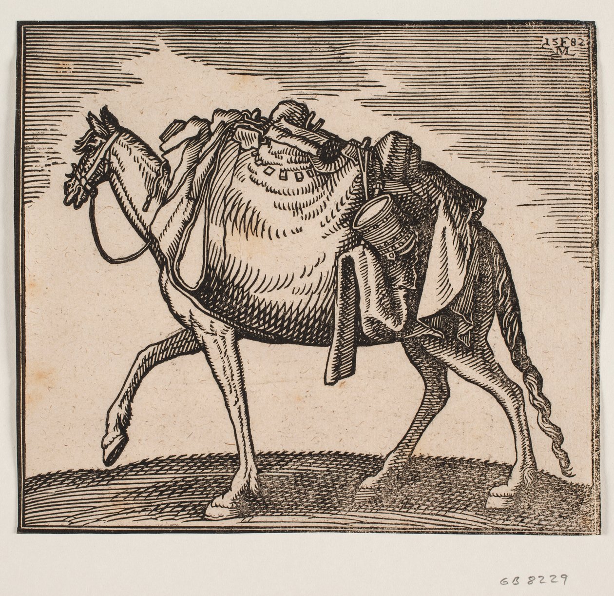 Çok dolu at by Melchior Lorck