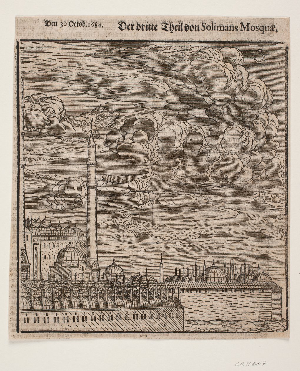 Süleymaniye Camii kuzeydoğudan. Sağ yarı by Melchior Lorck