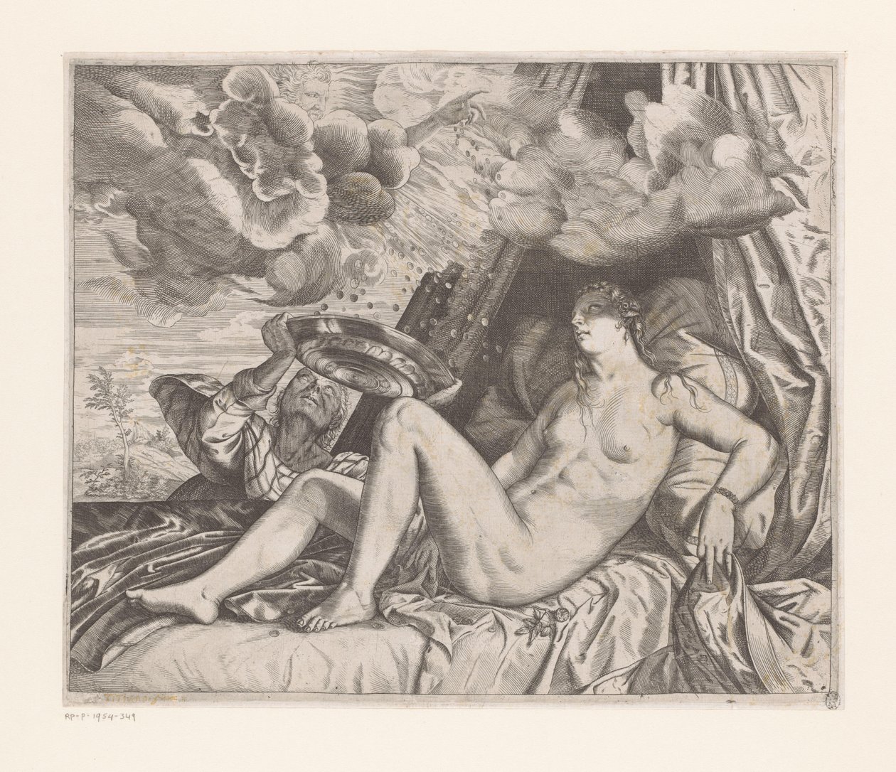 Jüpiter ve Danae by Melchior Meier