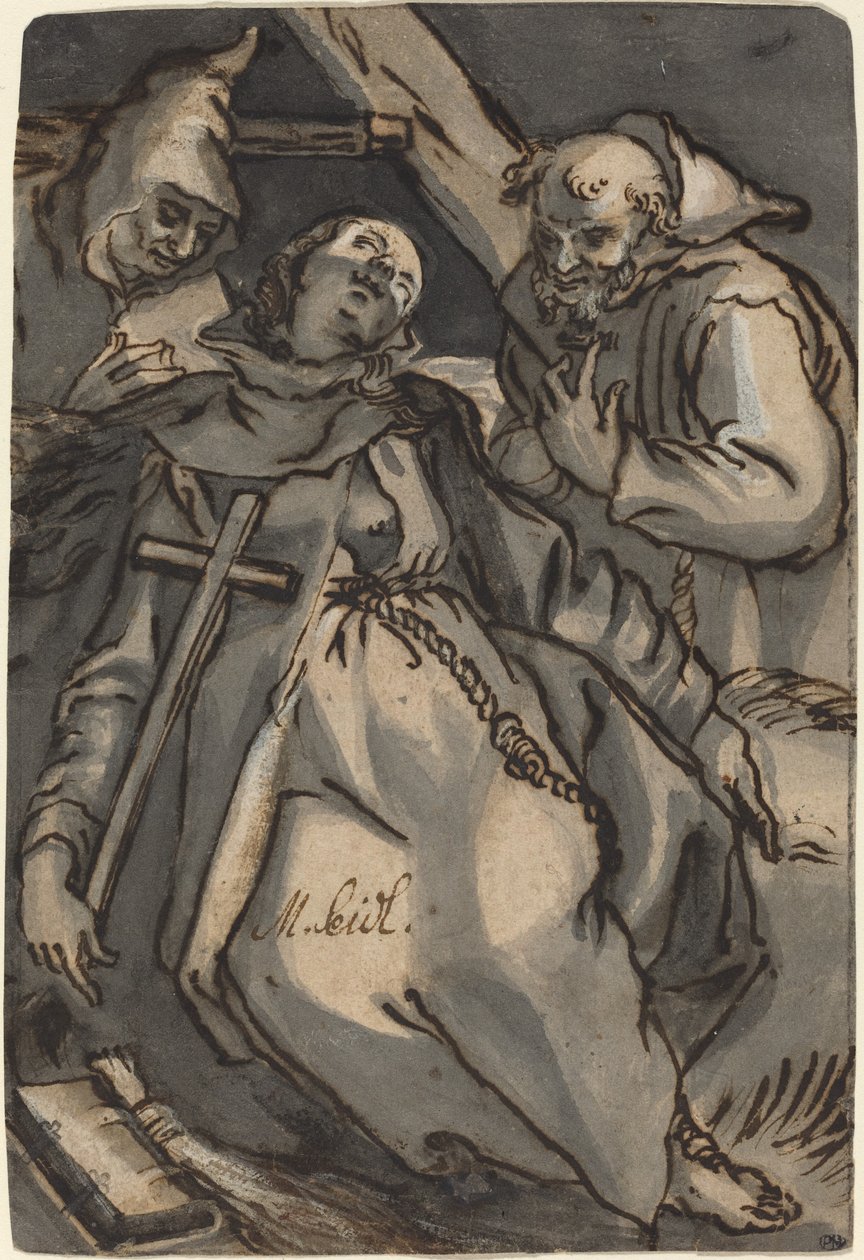 Aziz Euphrosyne by Melchior Steidl after Abraham Bloemaert