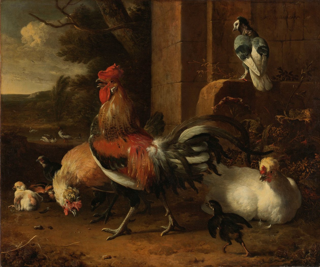 Kümes Hayvanları Bahçesi by Melchior d