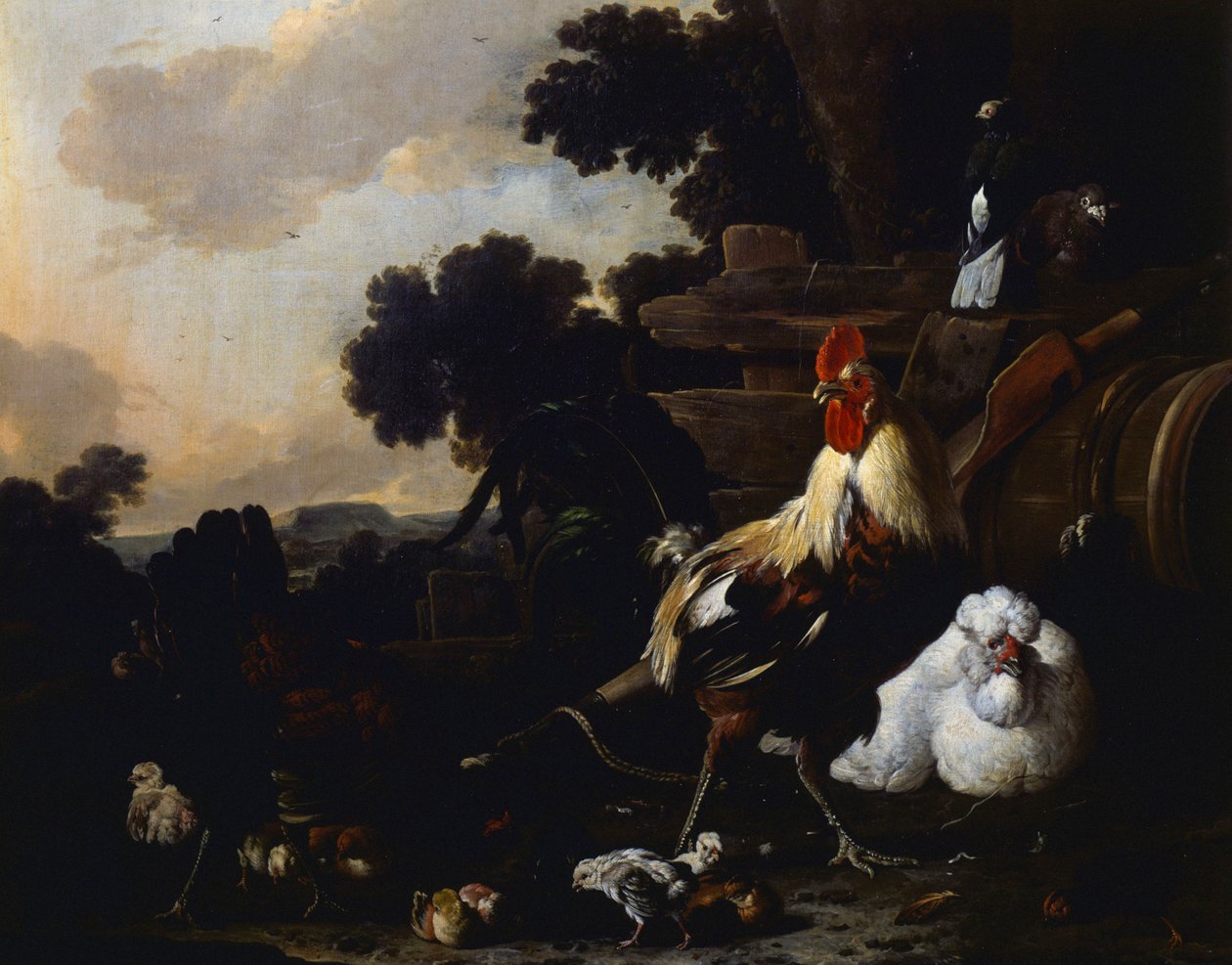 Henhouse (Kümes hayvanları), 17. yüzyılın ikinci yarısı, Melchior d