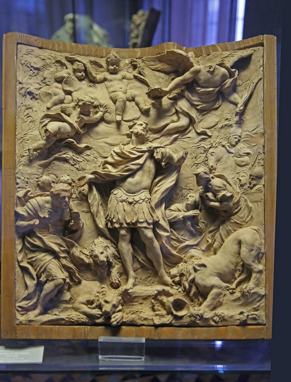 Aziz Eustace Şehitliği, 1660 (sıva) by Melchiorre Cafa