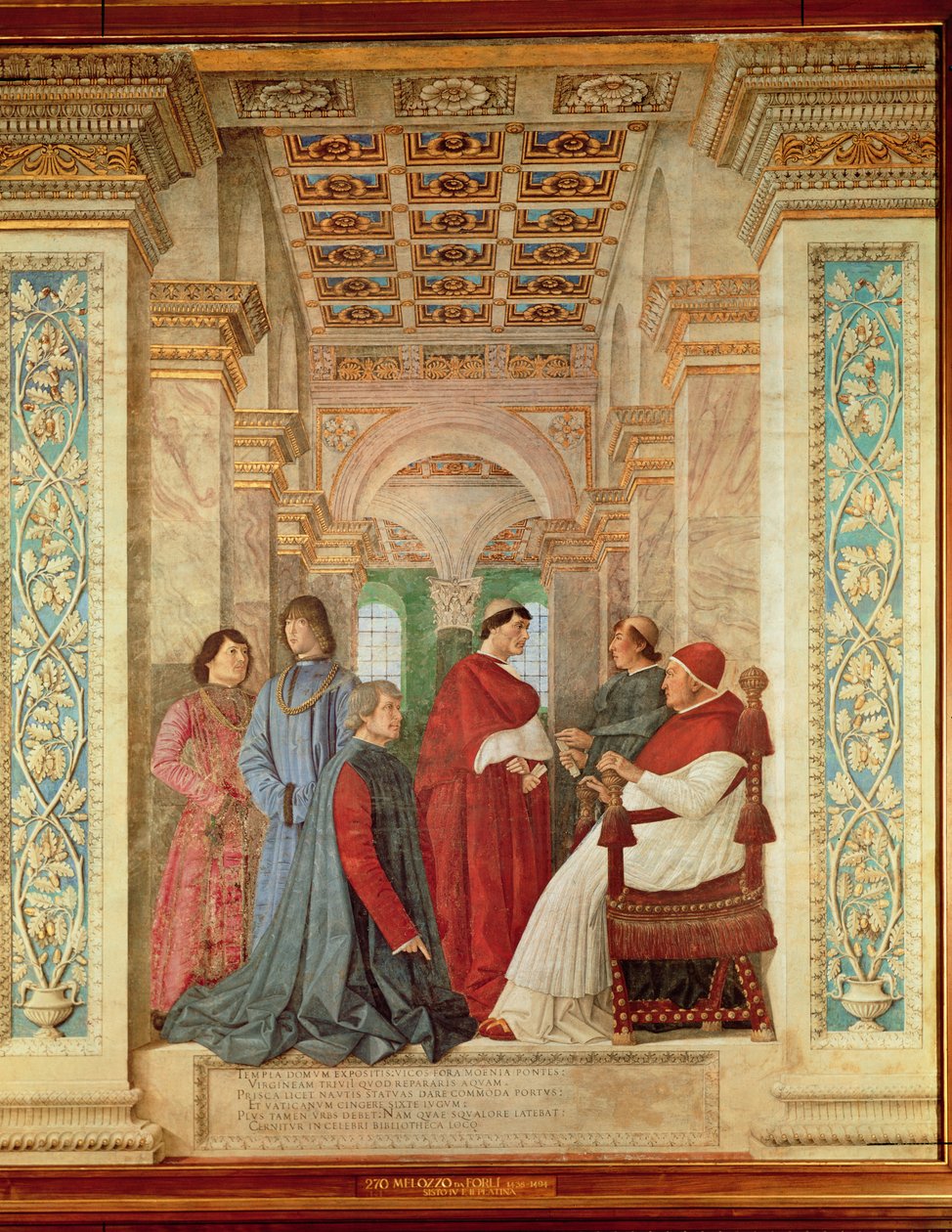 Papa Sixtus IV, Bartolommeo Platina