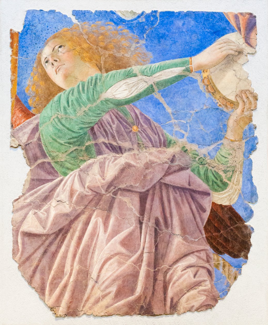 Müzik yapan melekler, yaklaşık 1480 (restore edilmiş fresk) by Melozzo da Forli