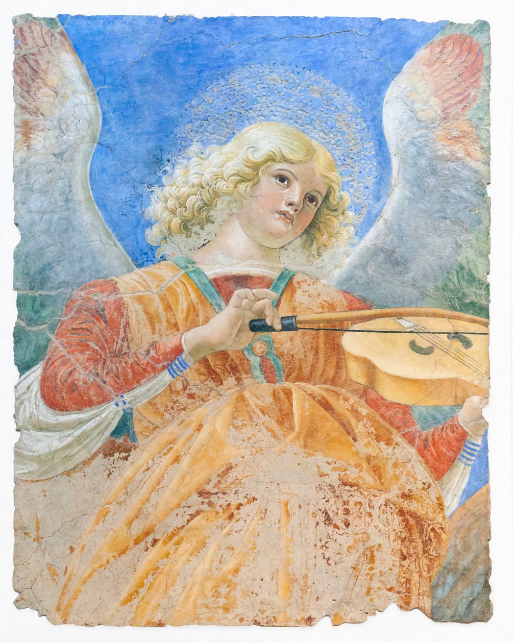 Müzik yapan melekler, 1480 civarı (fresk) by Melozzo da Forli