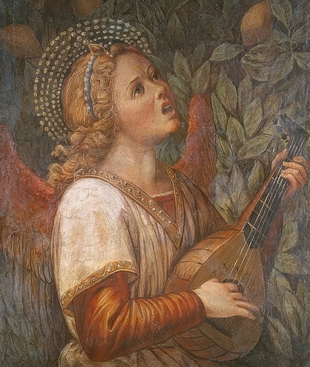 müzik yapan melek by Melozzo da Forli