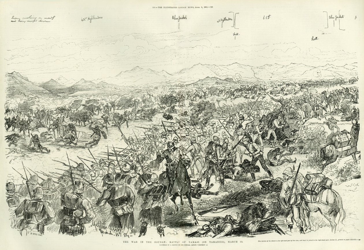 1884 ರ ಮಾರ್ಚ್ 13 ರಂದು ತಮೈ ಕದನ, 1884 ಟರ್ಕಿ by Melton Prior