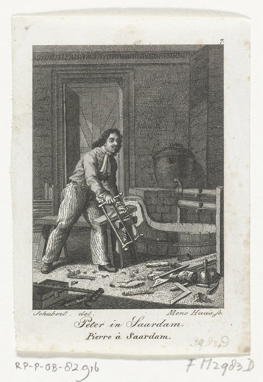 Büyük Peter, Zaandam