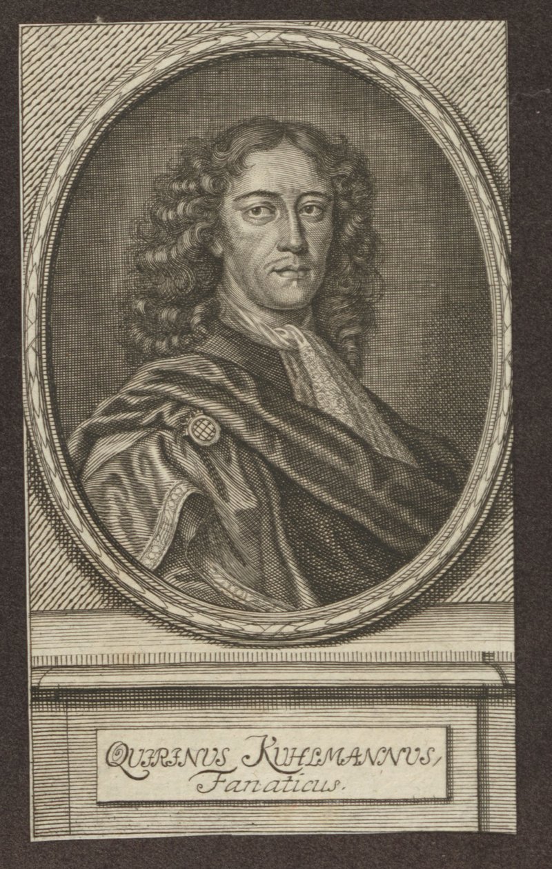 Quirinus Kuhlmann 1651-1689 by Mentzel