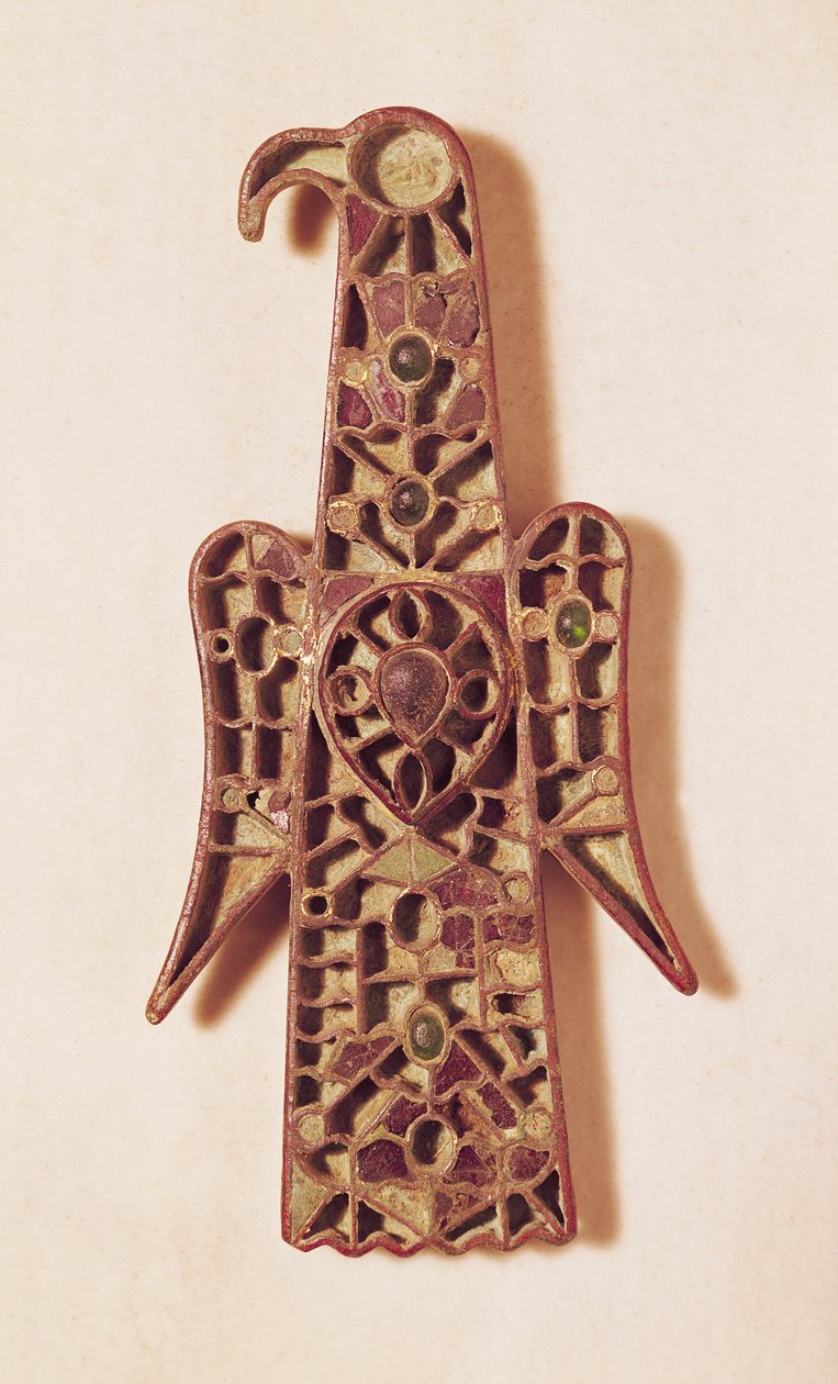 Kartal şekilli broş (metal ve emaye) by Merovingian