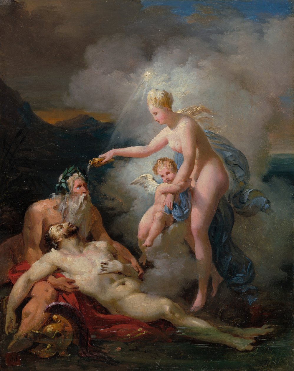 Venüs Şifa Aeneas, yaklaşık 1820. by Merry Joseph Blondel