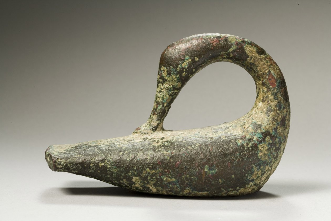 Ördek ağırlığı, yaklaşık MÖ 2. binyıl (bronz) (ayrıca bkz. 270526) by Mesopotamian