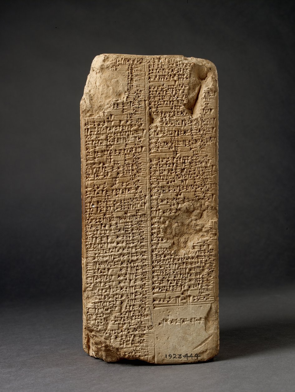 Kral Listesi Prizması (kil) by Mesopotamian