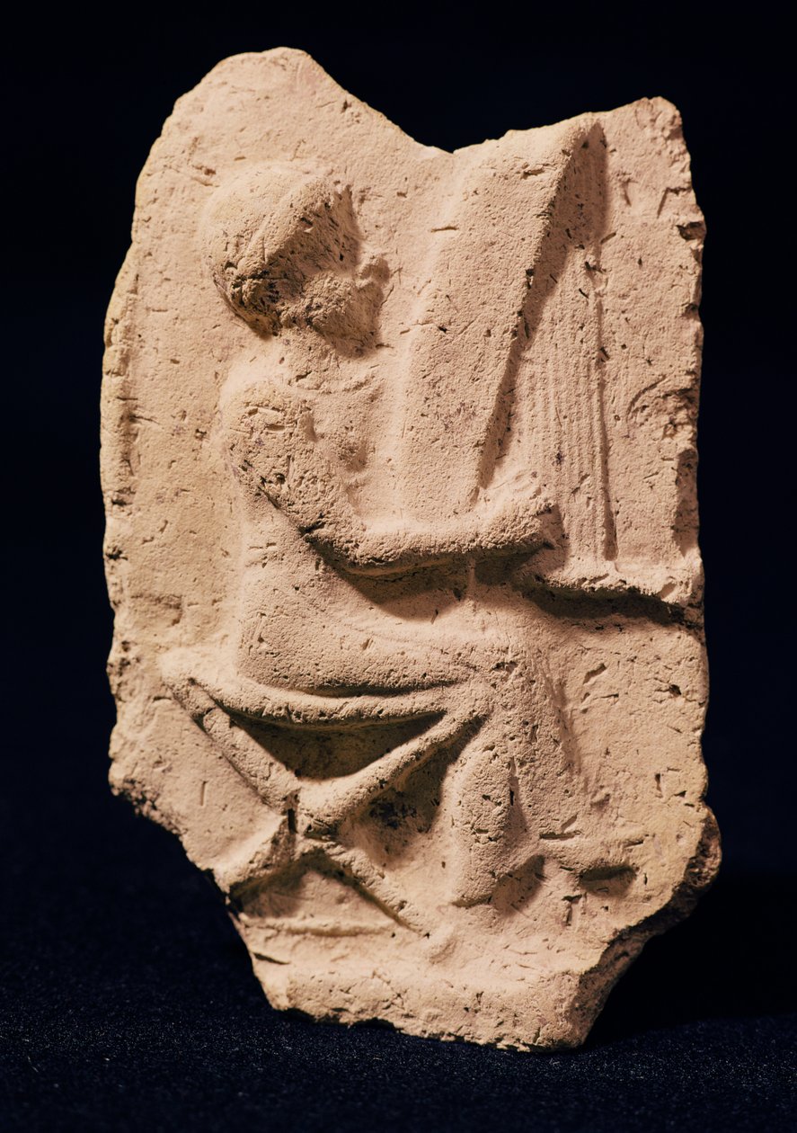 ಹಾರ್ಪ್ ವಾದಕ, 1830-1600 BC ಟರ್ಕ್ by Mesopotamian