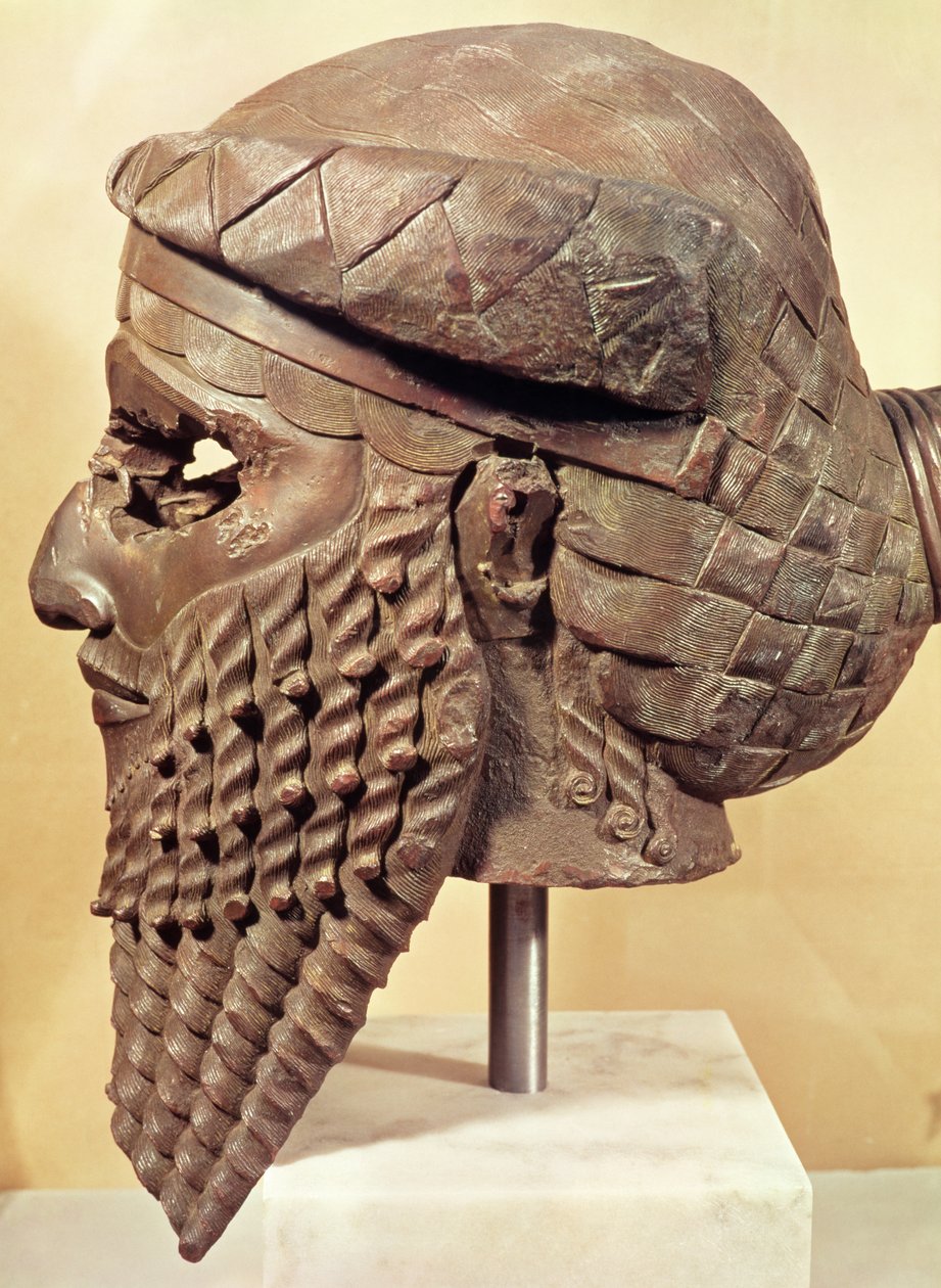 Sargon I Başkanı (MÖ 2334-2279) MÖ 2400-2200 (bakır) (ayrıca bkz. 187024) by Mesopotamian