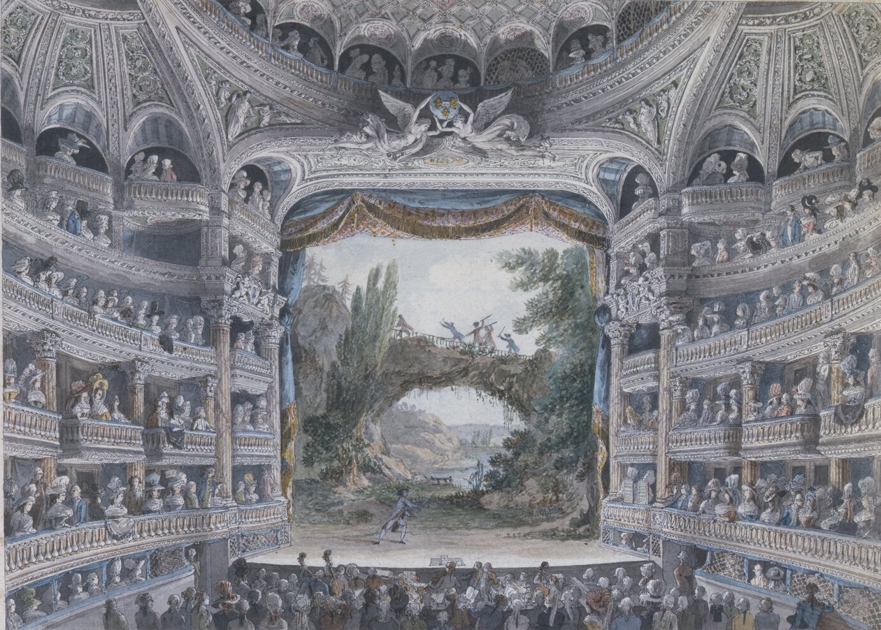 Komedi Française, c.1791 by Meunier