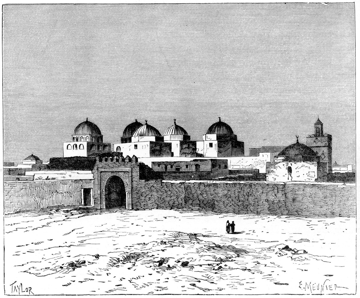 Kılıçlar Camii, Kayrvan, c1890 by Meunier