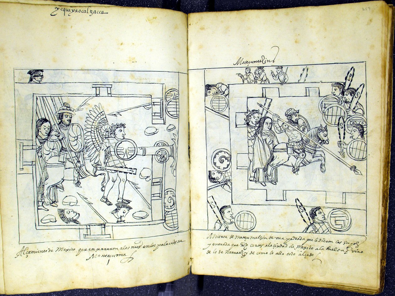 Ms Hunter 242 f.258v ve f.259r, Diego Munoz Camargo
