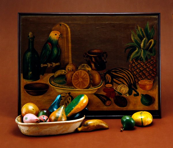 Natürmort, 19. yüzyılın ortalarında by Mexican School