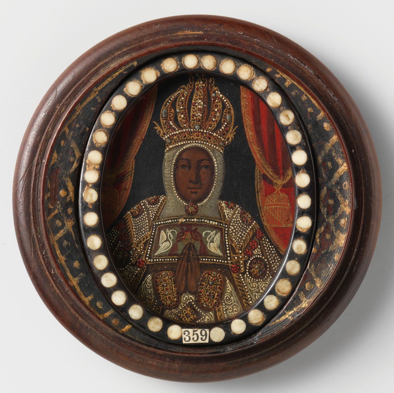 Kara Madonna, anonim, 1650-99 by Mexican School