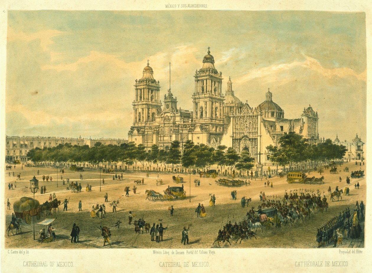 Meksika Katedrali by Mexican School