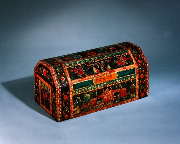 Sandık, 19. yüzyıl sonu (cilalı ve boyalı ahşap) by Mexican School