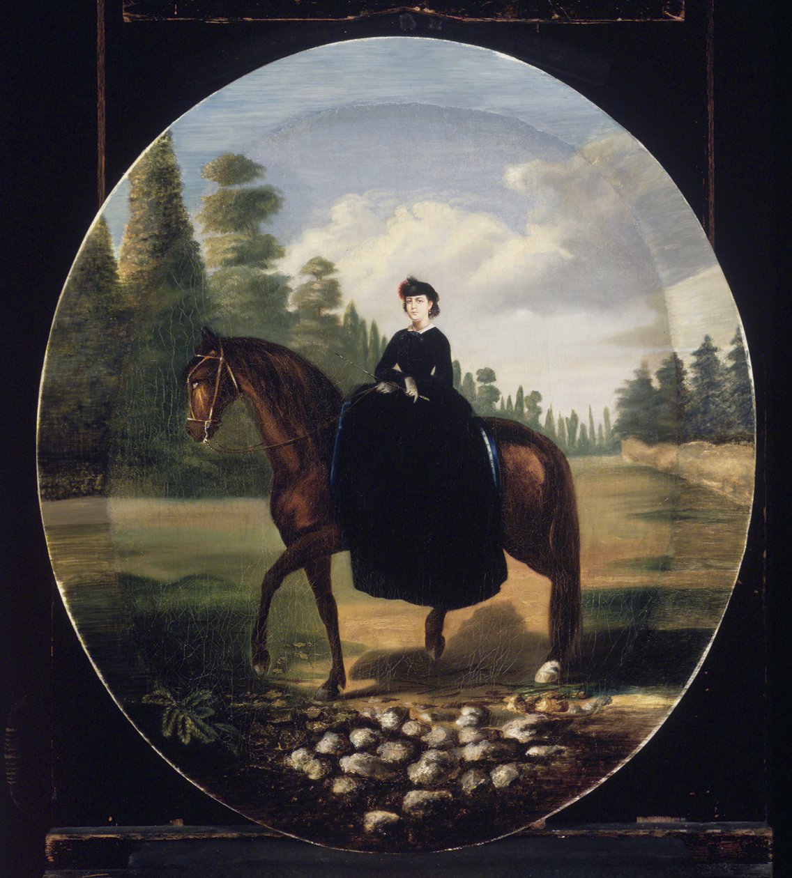 Dona Maria Josefa Romero de Terreros de Parada (kağıt üzerine tuval üzerine yağlı boya) by Mexican School