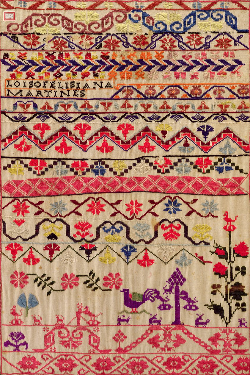 Nakış örnekleyici (pamuk) by Mexican School