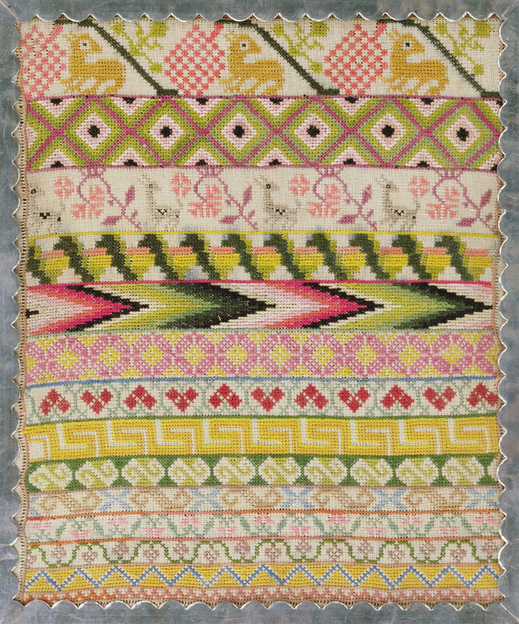 Nakış örnekleyici (pamuk) by Mexican School