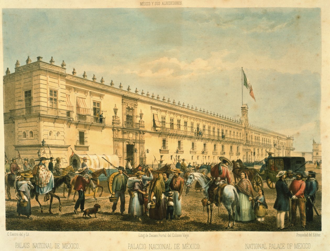 Ulusal Saray, Mexico City by Mexican School