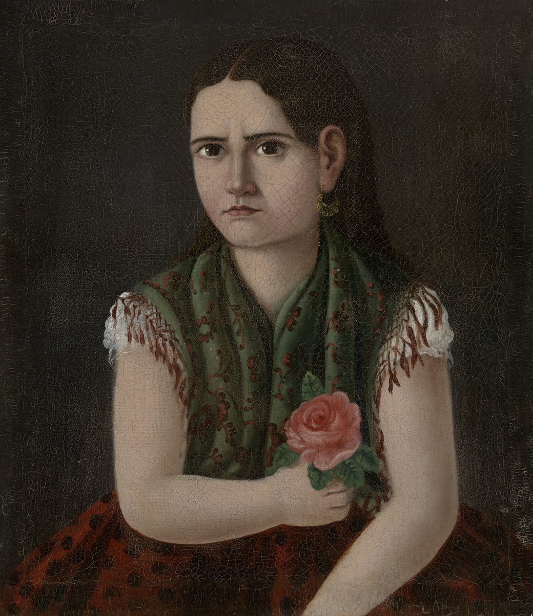 Bir Kadının Portresi, 1880 dolayları by Mexican School