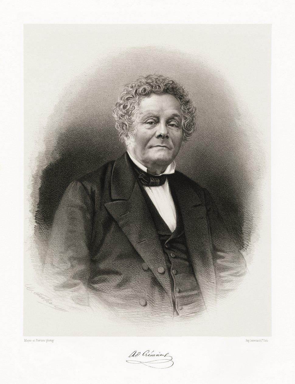 Isaac Adolphe Cremieux, 1865-66 by Meyer and Pierson
