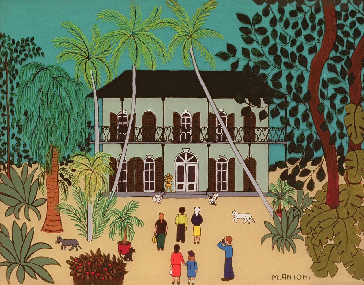 Hemingways Evi, Key West, Florida by Micaela Antohi
