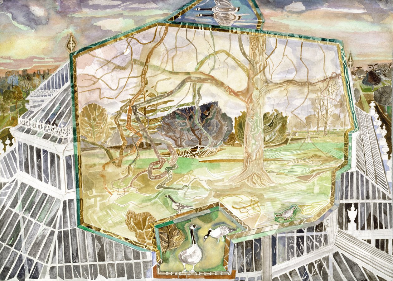 Ilıman Ev - Akşam Gökyüzünün Altında Kew by Michael Chase