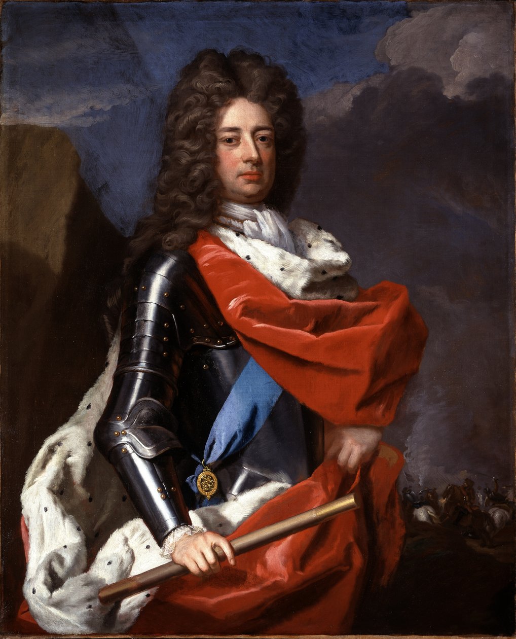 John Churchill (1650-1722) 1. Marlborough Dükü, c.1702 by Michael Dahl