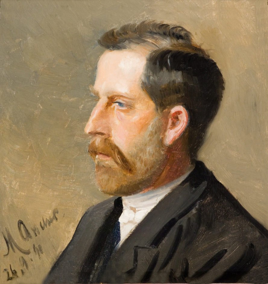 Oscar BoeckOscar Boeck by Michael Peter Ancher