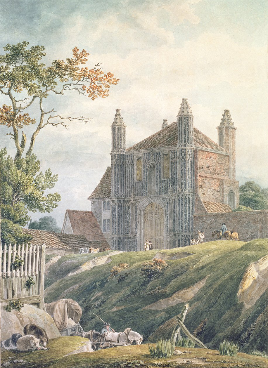 John Manastırı Kapısı, Colchester, 18. yüzyıl by Michael Rooker