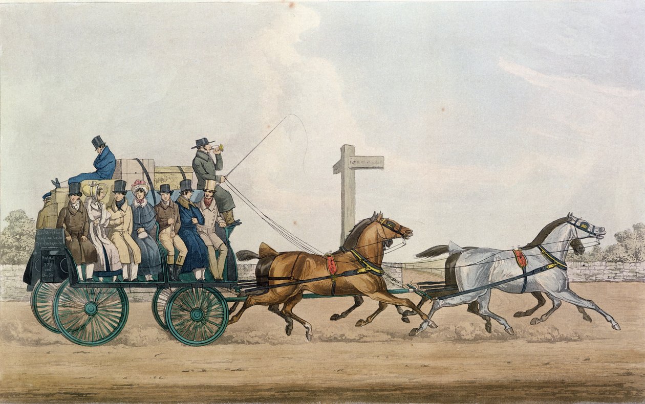 Bir Aşamanın Sonuna Varmak, J. Harris tarafından kazınmış, 1856 by Michael Angelo Hayes