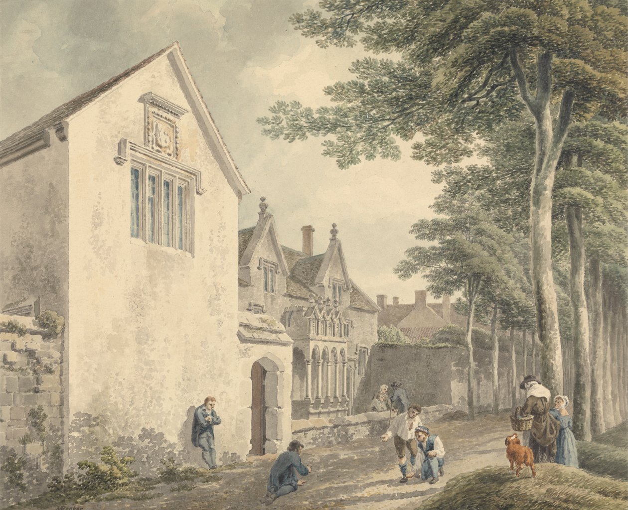 Cuthbert's Churchyard, Wells'deki İmarethaneler by Michael Angelo Rooker