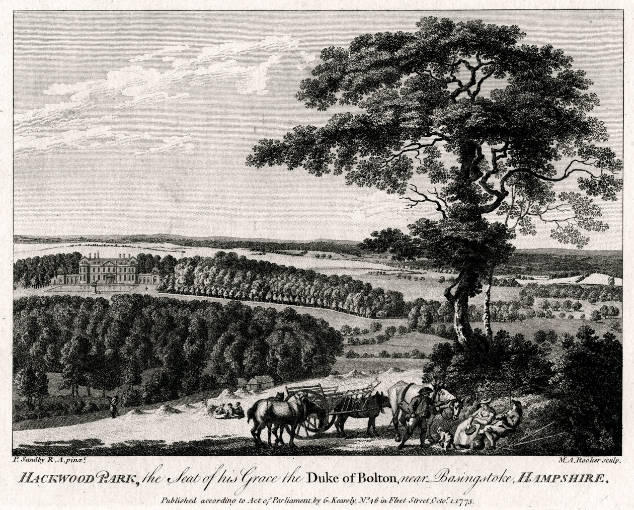 Hackwood Park, Majesteleri Bolton Dükü