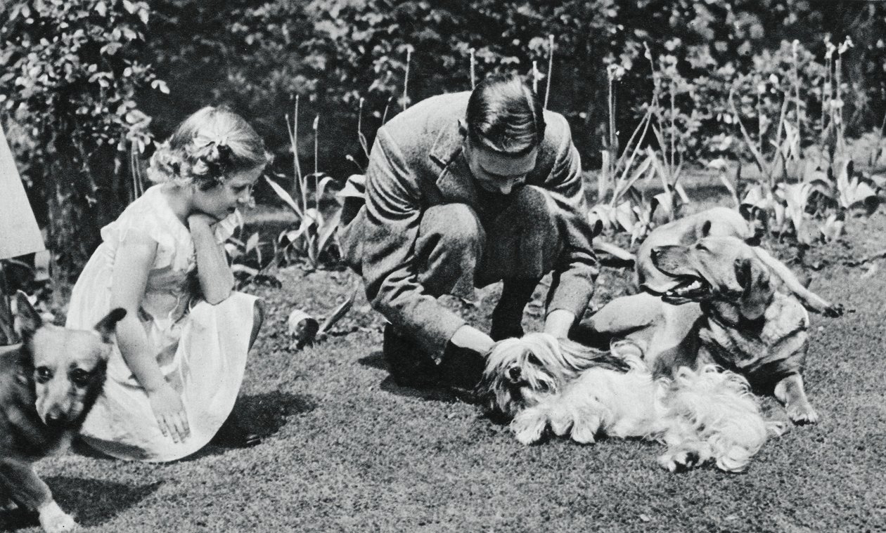 Kral George VI ve Prenses Margaret Rose, 1937. by Michael Chance