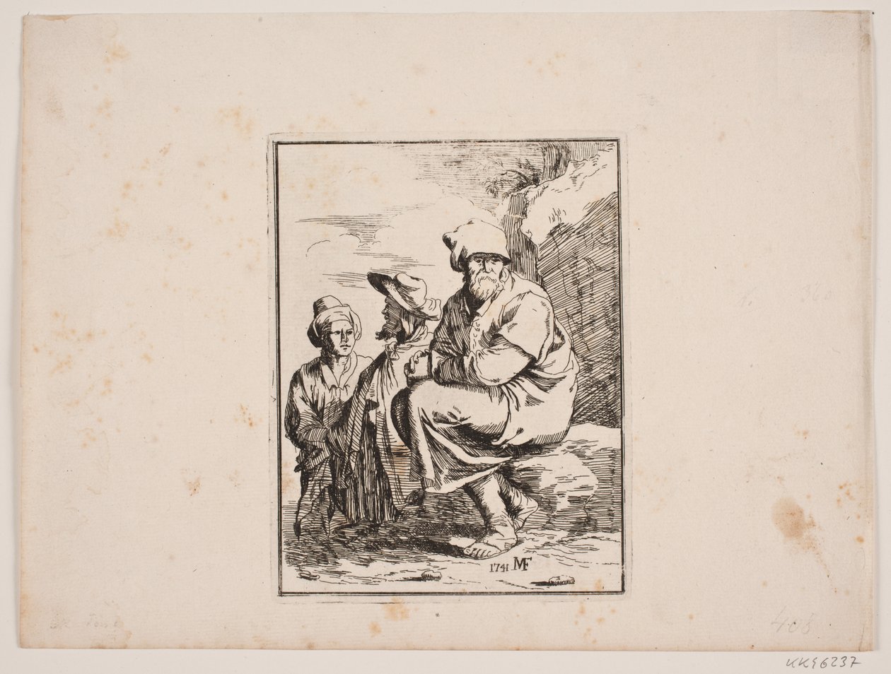 Yaşlı bir adam ve iki genç by Michael Fosie