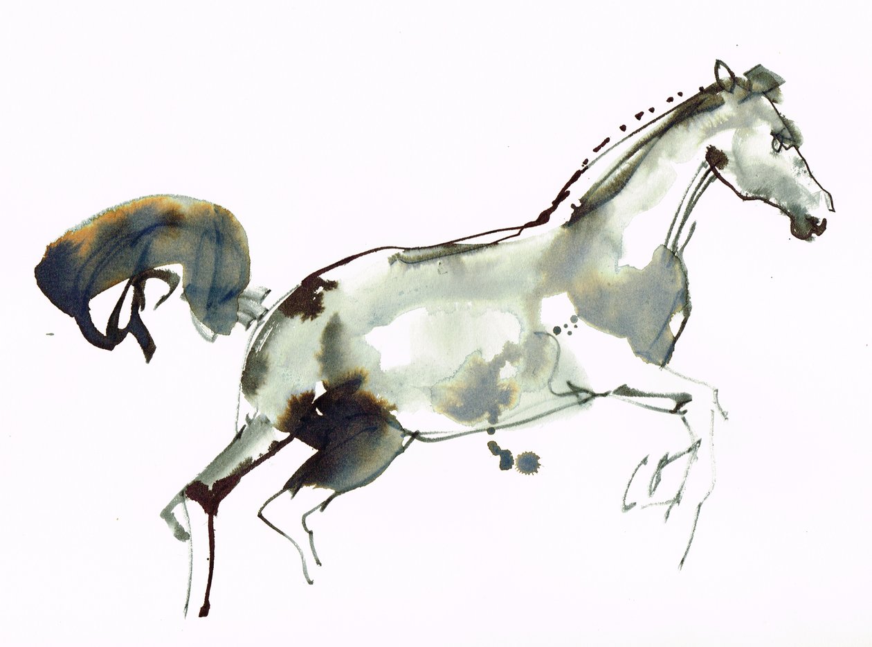 İsimsiz, 2018 (kağıt üzeri suluboya) by Michael Frith