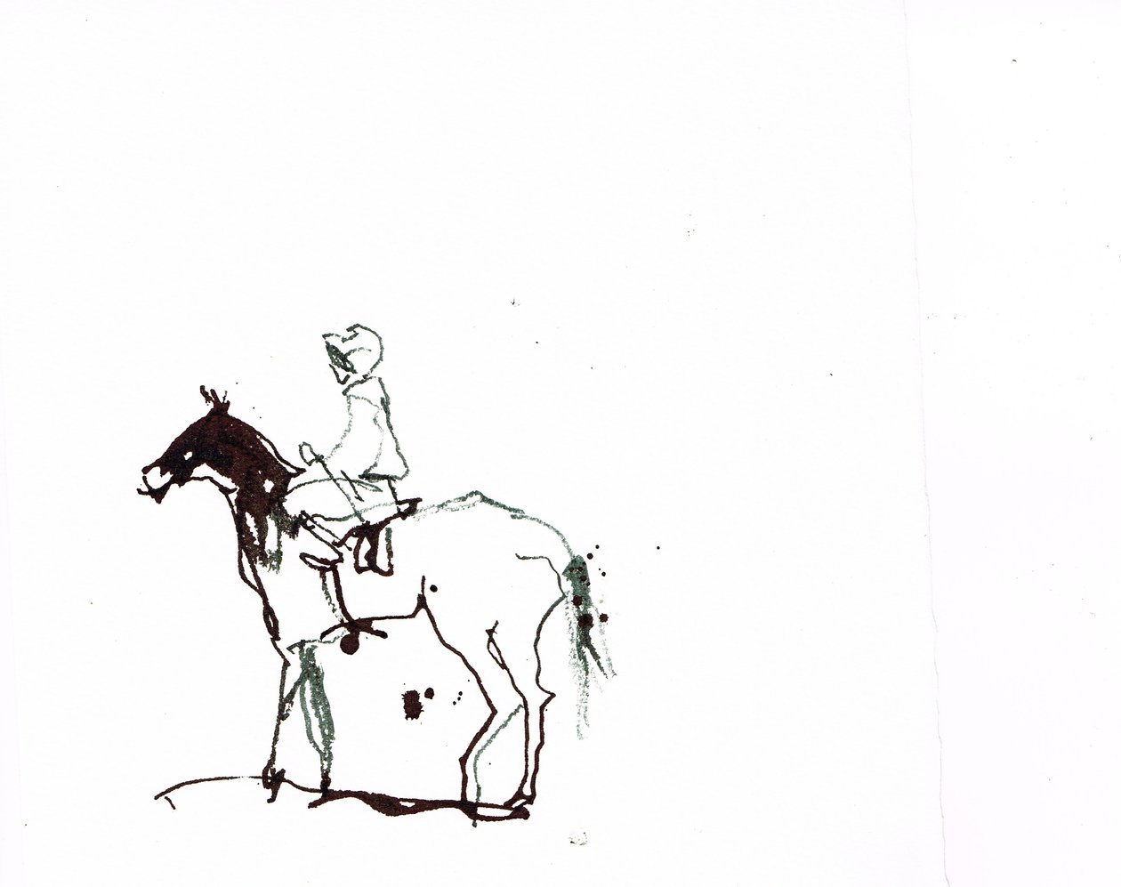 İsimsiz, 2018 (kağıt üzeri suluboya) by Michael Frith