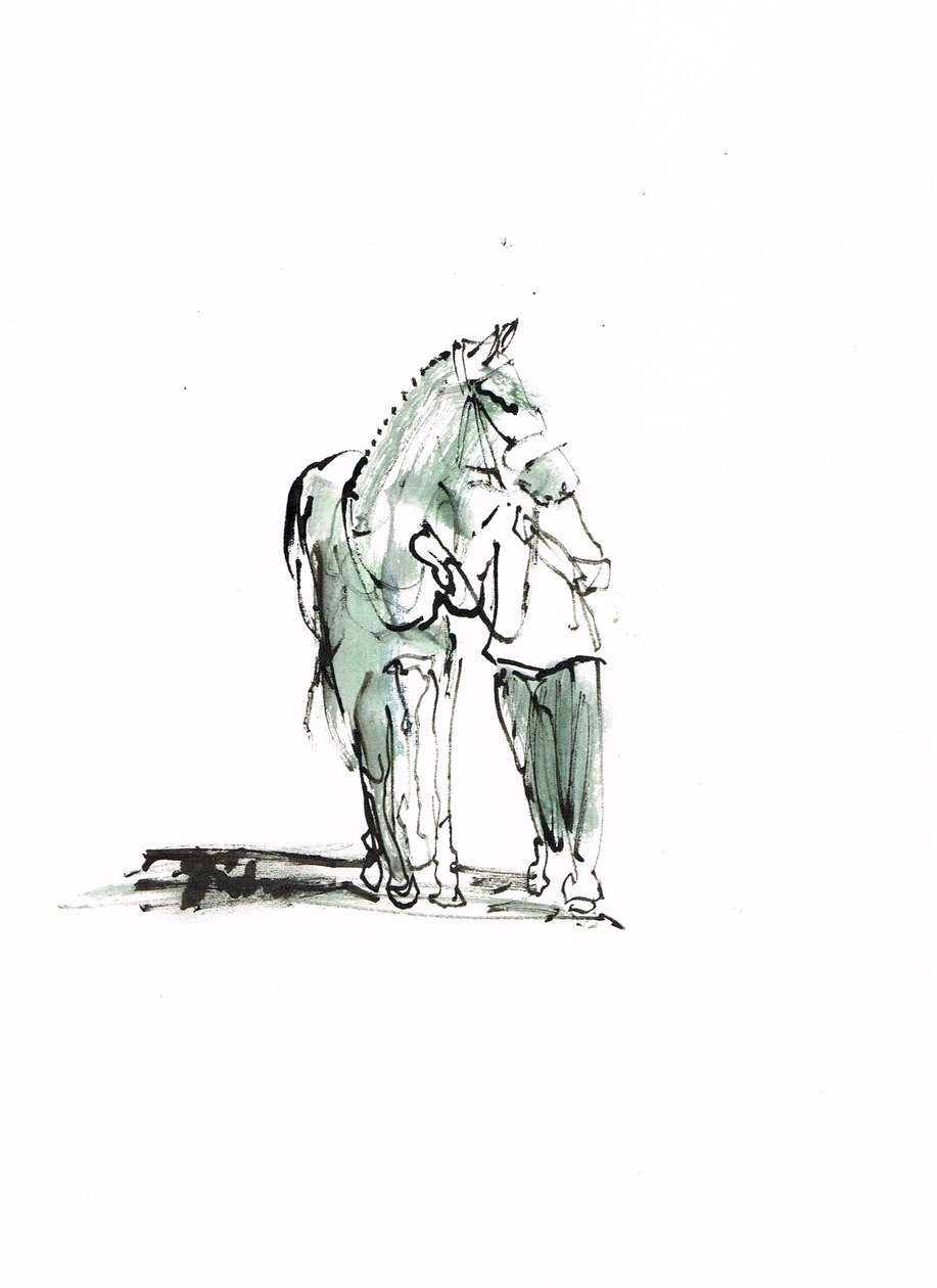 İsimsiz, 2018 (kağıt üzeri suluboya) by Michael Frith