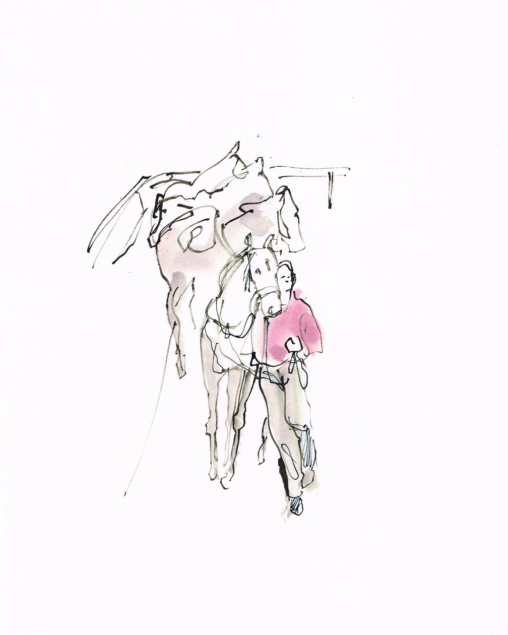 İsimsiz, 2018 (kağıt üzeri suluboya) by Michael Frith